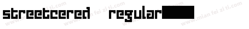 streetcered regular字体转换